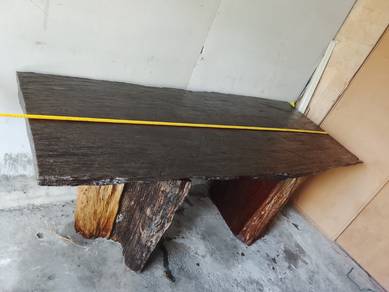 Meja besar cengal dan kayu UTK meja cengal
