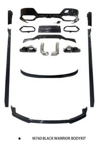 BMW G70 M760 Black Warrior Aerokit Set