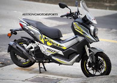 WMOTO XTREME 150 Skuter Baru FOC 5 TAHUN WARRANTY