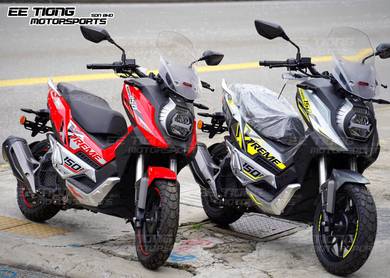 WMOTO XTREME 150 Skuter Baru FOC 5 TAHUN WARRANTY