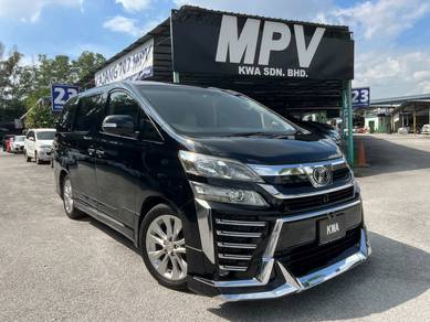 2014 Toyota VELLFIRE 3.5 VL ZG PILOT SEAT SUNROOF