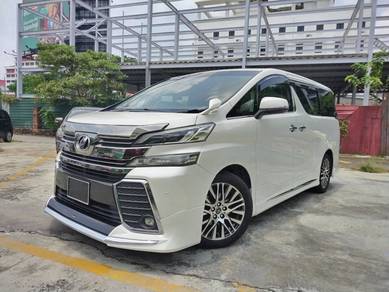 2017 Toyota Vellfire 2.5 ZG (A) 3 YEAR WARRANTY A