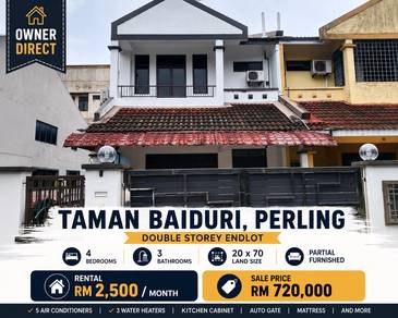 Taman perling @ jalan baiduri end lot unblock view