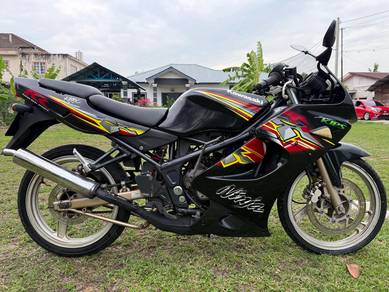 Kawasaki rr 150 hitam shuriken