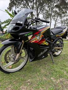 Kawasaki rr 150 hitam shuriken