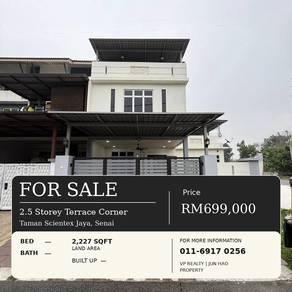 2.5-storey-Terraced-House-for-sale-Senai-Johor