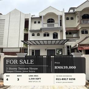 Taman Tampoi Utama, Johor Bahru, 3 Storey Terrace House