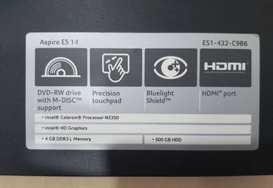 Acer Aspire ES 14 Slim Laptop