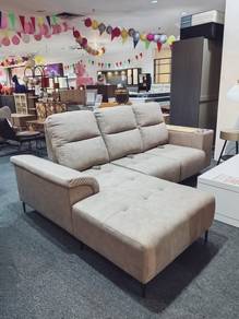 Easy Clean Push Back L Shape Sofa