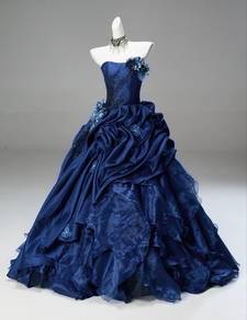 new heavy blue gown