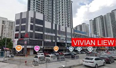 3 Storey Corner Shop Building Rent at Bayan Baru Main Road