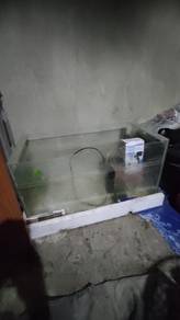 Aquarium ikan.. set filter pump..  