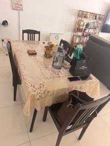 Dining Table with 5 chairs only