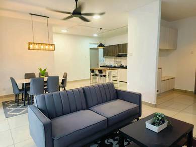 Corner Dwiputra Residence Presint 15 Fully Furnished, Move In Now