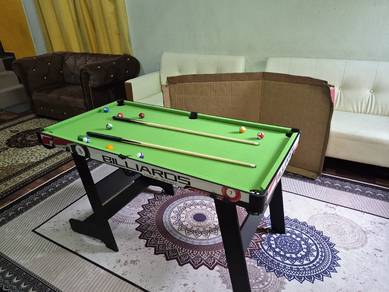 Set Meja Pool (Indoor Billiard fold) 130cm