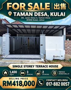 1-storey-Terraced-House-for-sale-Kulai-Johor