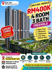 5 Mins Pavilion 2 ! 4 R @ Big Balcony - Full loan, Bukit Jalil KL