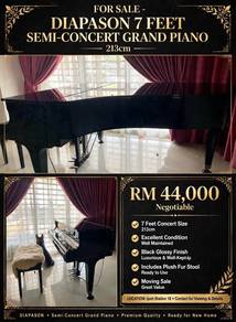 DIAPASON 7 Feet Semi-Concert Grand Piano