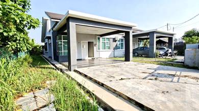 [Facing Open] End Lot Single Storey Semi-D di Bukit Tembakau, Umbai