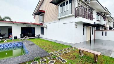 [Fully Furnished] Corner Lot Double Storey Terrace di Duyong, Melaka