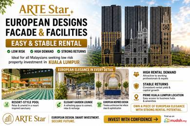 Europe Design Condo Beside KTM, LRT & MRT Salak Selatan