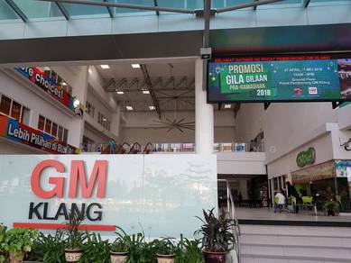 GM Klang Wholesale City, Retail Space for RENT, Below market