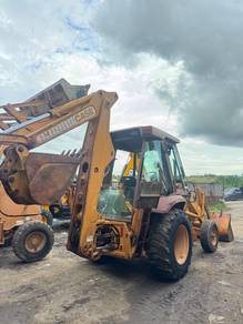 Backhoe jcb case 580 k full cabin unregistered usa