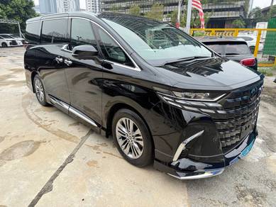 Mileage baru 150 km, 6A, 2025 Toyota ALPHARD 2.5 Z
