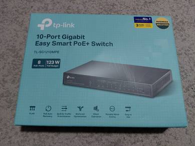 TP-Link TL-SG1210MPE 10-Port Gigabit PoE+ (123W)