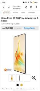 Oppo Reno 8t 5G(8+256gb)