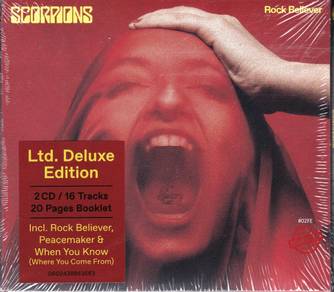Ori CD - SCORPIONS Rock Believer [2022] Deluxe NEW