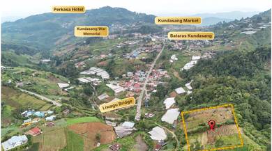 NT Land | 3.6 acres | Mountain View | Near Kundasang Town | Ranau |