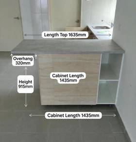 Kitchen Cabinet IKEA & Kipas Jenama Pensonic