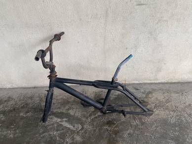 Vintage BMX Bicycle Frame with Handlebars
