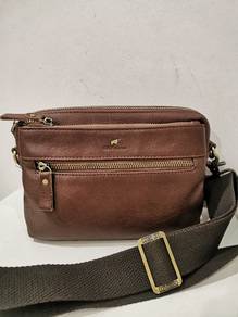 Rav Preloved Design Brown Leather Crossbody Ba