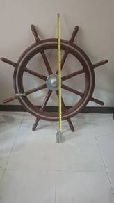 1960s Genuine Ship's Wooden Steering