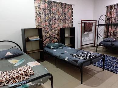 Rent Pulau Indah  1-Storey Terrace House, Fully Furnished,Fully Extend
