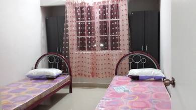 Taman Melati, Gombak. Fully furnished. Near LRT, TBG, ECRL station