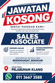 Sales Associate / Kerani Jualan