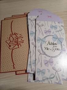 10 Keping Sampul Duit Raya – 2 Reka Bentuk Berbeza