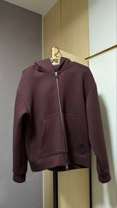 Loose Fit Scuba Zip-through Hoodie