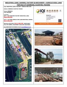 Industrial Land + Agricultural Land For Sale at Gambang Kuantan Pahang