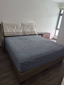 King Size Bed Frame + 30cm Latex Layer Mattress | 
