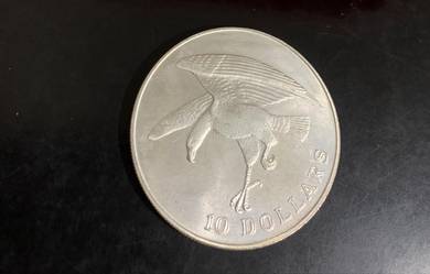 Singapore Eagle $10 Dollar Silver Coin For Sale