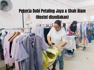 Pekerja Dobi Shah Alam (Ada Hostel)