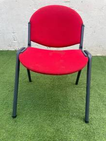 YF16F Kerusi Tamu Metal Frame Visitor Chair Fabric