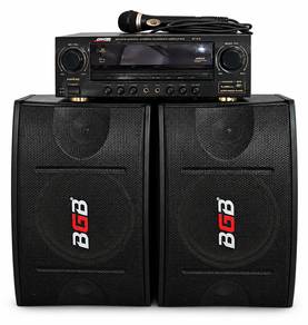 BGB Complete Karaoke Audio System Set.
