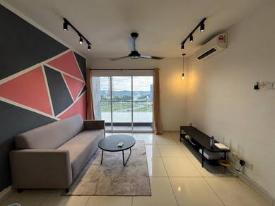 Paraiso @ The Earth (Fully Furnished with 3 Rooms, 2 Baths, 2 Parking)