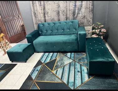 sofa L shape harga kilang
