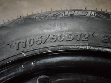 Toyota SPARE TYRE 12&14 INCH 4H PCD100 FOR PERODUA